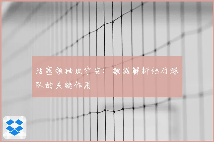 活塞领袖坎宁安：数据解析他对球队的关键作用
